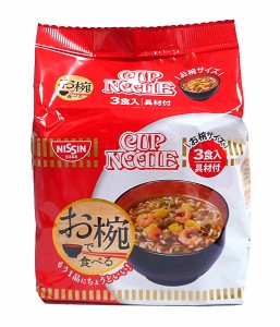 【送料無料】★まとめ買い★　日清　お椀で食べるカップヌードル　３食パック　×9個【イージャパンモール】