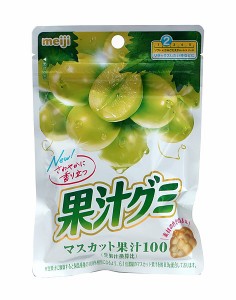 【送料無料】★まとめ買い★　明治　果汁グミマスカット　５４ｇ　×10個【イージャパンモール】