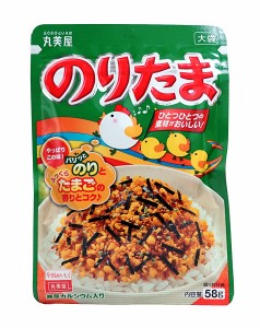 ★まとめ買い★　丸美屋のりたま 大袋 58G　×10個【イージャパンモール】