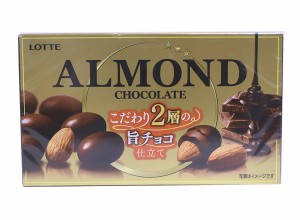 【送料無料】★まとめ買い★　ロッテ　アーモンドチョコレート　８６ｇ　×10個【イージャパンモール】