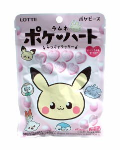 ★まとめ買い★　ロッテ　ポケハートラムネ　40ｇ　×10個【イージャパンモール】