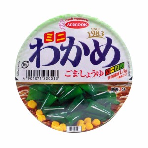 ★まとめ買い★　エース　ミニカップ　わかめごましょうゆラーメン　×12個【イージャパンモール】