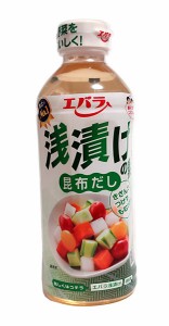 ★まとめ買い★　エバラ　浅漬けの素昆布だし　５００ｍＬ　×12個【イージャパンモール】