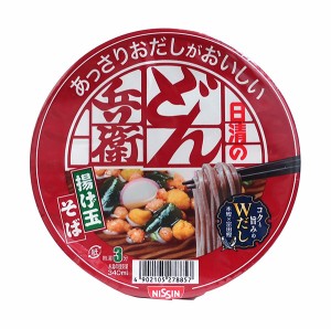 ★まとめ買い★　日清　あっさりおだしがおいしいどん兵衛 揚げ玉そば　70ｇ　×12個【イージャパンモール】