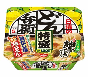 ★まとめ買い★　日清のどん兵衛 特盛 柚子こしょうで食べる旨だし塩焼うどん　140ｇ　×12個【イージャパンモール】