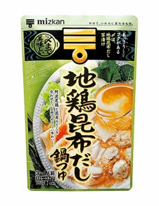 ★まとめ買い★　ミツカン〆まで美味しい地鶏昆布だし鍋つゆST 750G　×12個【イージャパンモール】