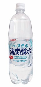 ★まとめ買い★　サンガリア伊賀の天然水　強炭酸水１Ｌ　×12個【イージャパンモール】