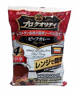 ★まとめ買い★　ハウス　プロクオリティ　ビーフカレー中辛　×12個【イージャパンモール】