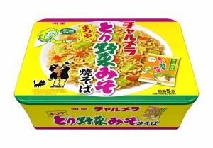 【送料無料】★まとめ買い★　明星　チャルメラ　とり野菜みそ焼そば　110ｇ　×12個【イージャパンモール】