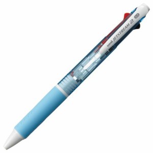 ジェットストリーム 2色ボールペン 0.7mm (軸色:水色) 1本