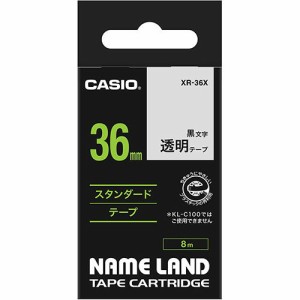 【送料無料】【個人宅届け不可】【法人（会社・企業）様限定】NAME LAND スタンダードテープ 36mmx8m 透明/...