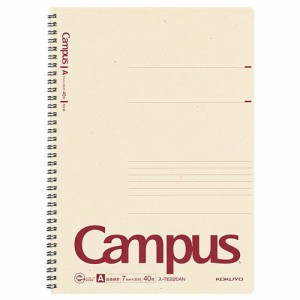 キャンパス 再生紙ツインリングノート A4 A罫 40枚 1冊