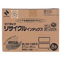 ★まとめ買い★ニチバン　マイタックリサイクルインデックス　赤枠　MLBB-133RR　アカワク　×20個【返品・交換・キ...