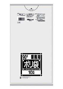 【送料無料】★まとめ買い★　サニパックＬ−９３　９０Ｌゴミ袋　透明　９０ｘ１００ｘ０５　１０枚　×20個【イージャパンモール】