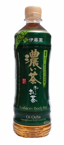 【送料無料】★まとめ買い★　伊藤園　お〜いお茶濃い茶ＰＥＴ　６００ｍＬ　×24個【イージャパンモール】