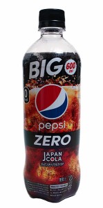 ★まとめ買い★　サントリーペプシ生（ジャパンコーラ）ゼロ　ＰＥＴ　６００ＭＬ　×24個【イージャパンモール】