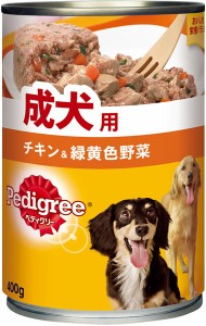 ★まとめ買い★　ペディグリー　成犬用　チキン＆緑黄色野菜　４００ｇ　×２４個【イージャパンモール】