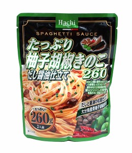 ★まとめ買い★　ハチ食品　たっぷり柚子胡椒きのこだし醤油仕立　260ｇ　×24個【イージャパンモール】