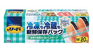 【送料無料】★まとめ買い★　ライオン　リード　新鮮保存バッグＭ２０枚　×24個【イージャパンモール】