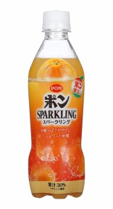 【送料無料】★まとめ買い★　POM　ポンスパークリング　ＰＥＴ　410ｍｌ　×24個【イージャパンモール】