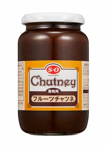 【送料無料】★まとめ買い★　Ｓ＝Ｏ　フルーツチャツネ（瓶入り） 440g　×24個【イージャパンモール】