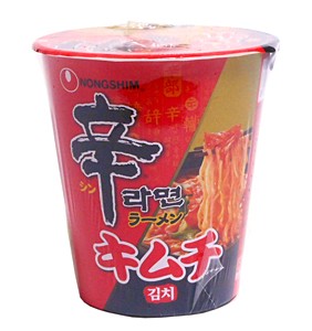 【送料無料】★まとめ買い★　農心ジャパン　辛ラーメンキムチカップ　６８Ｇ　×24個【イージャパンモール】