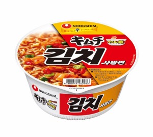 ★まとめ買い★　農心ジャパン　キムチサバル麺カップ　86ｇ　×24個【イージャパンモール】