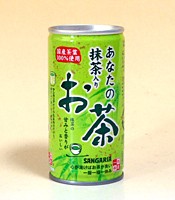 【送料無料】★まとめ買い★　サンガリアあなたの抹茶入りお茶　１９０ＭＬ　×30個【イージャパンモール】