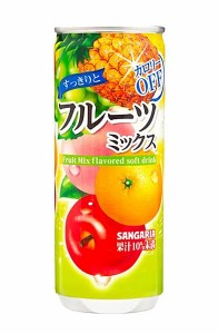 ★まとめ買い★　サンガリア　すっきりとフルーツミックス　240ｇ　×30個【イージャパンモール】