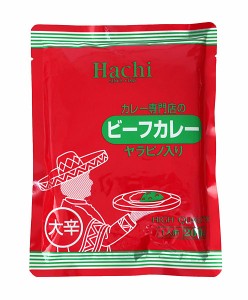 【送料無料】★まとめ買い★　ハチ食品　カレー専門店のビーフカレーＲ大辛　２００ｇ　×30個【イージャパンモール】