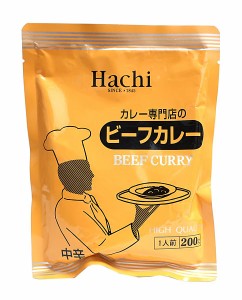 【送料無料】★まとめ買い★　ハチ食品　カレー専門店のビーフカレーＲ中辛　２００ｇ　×30個【イージャパンモール】