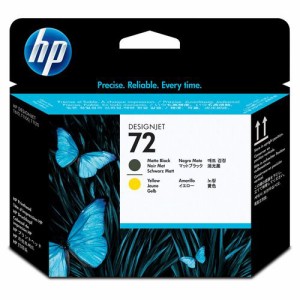 【送料無料】【個人宅届け不可】【法人（会社・企業）様限定】HP HP72 プリントヘッド マットブラック/イエロー 1個...