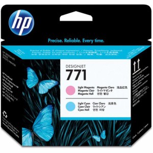 HP HP771 プリントヘッド ライトマゼンタ/ライトシアン 1個