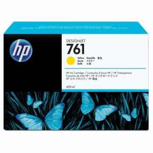 HP HP761 インクカートリッジ イエロー 400ml 染料系 1個