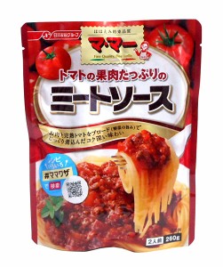 ★まとめ買い★　日清製粉ウェルナ　トマトの果肉たっぷり　ミートソース２６０ｇ　×36個【イージャパンモール】