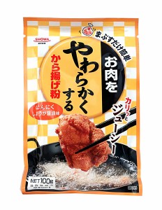 ★まとめ買い★　昭和産業　お肉をやわらかくする　から揚げ粉　１００ｇ　×40個【イージャパンモール】