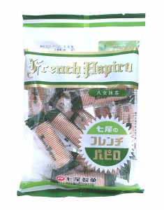 【送料無料】★まとめ買い★　七尾製菓　抹茶フレンチパピロ　70ｇ　×40個【イージャパンモール】