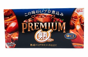 ★まとめ買い★　江崎グリコ　プレミアム熟カレー（辛口）１６０ｇ　×60個【イージャパンモール】