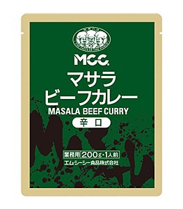 【送料無料】★まとめ買い★　ＭＣＣ　マサラビーフカレー　辛口　２００ｇ　×60個【イージャパンモール】