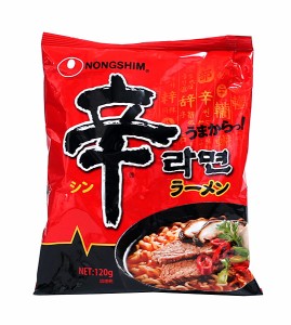 ★まとめ買い★　農心ジャパン　辛ラーメン　袋　１２０ｇ　　×60個【イージャパンモール】