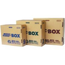 【送料無料】【個人宅届け不可】【法人（会社・企業）様限定】エコノプラスBOX 半透明 70L 1箱(100枚)