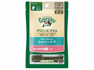 ★まとめ買い★　グリニーズ　プラス　カロリーケア　超小型犬用ミニ　１．３−４ｋｇ　６本　×１００個【イージャパンモール】