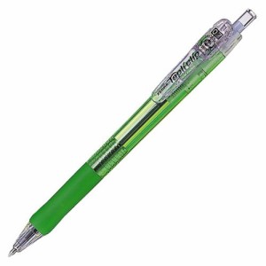 油性ボールペン タプリクリップ 0.7mm 黒 (軸色:緑) 1本