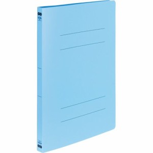 書類が出し入れしやすい丈夫なフラットファイル A4タテ 背幅20mm ブルー 1パック(5冊)