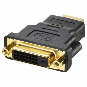 HDMIオス:DVIメス変換アダプター 1個