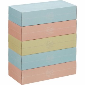 スバル紙販売 ティッシュペーパー Pastel 150組/箱 1パック(5箱)