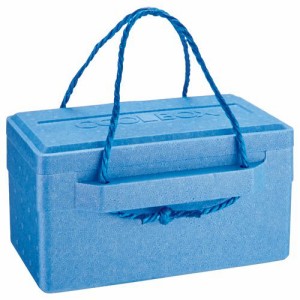 発泡クールボックス 9.4L ブルー 1個