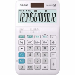 カシオ W税率電卓 12桁 ジャストタイプ 1台