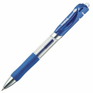 ノック式ゲルインクボールペン 0.5mm 青 1本