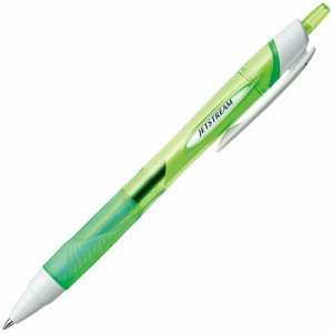 油性ボールペン ジェットストリーム 0.7mm 黒 (軸色:緑) 1本